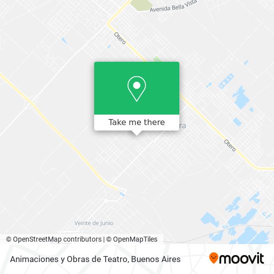 Animaciones y Obras de Teatro map