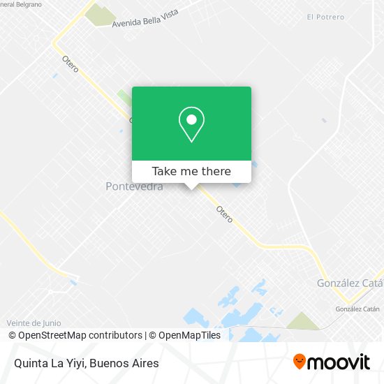 Quinta La Yiyi map