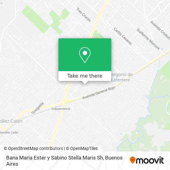 Bana Maria Ester y Sabino Stella Maris Sh map