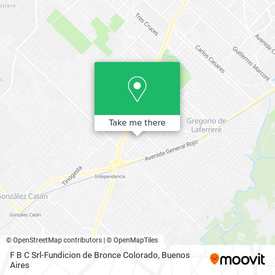 Mapa de F B C Srl-Fundicion de Bronce Colorado