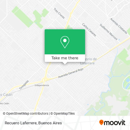Recuero Laferrere map