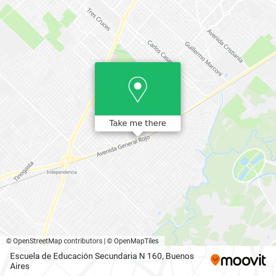 Escuela de Educación Secundaria N 160 map