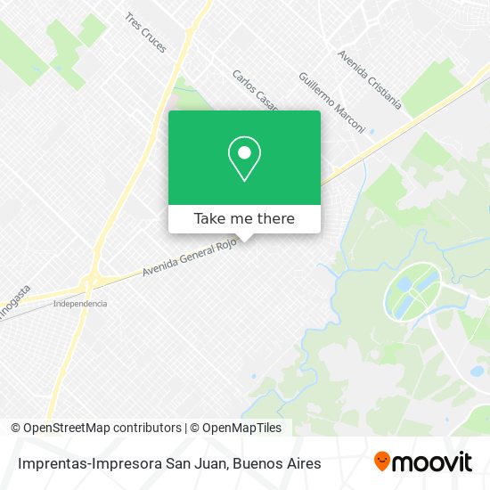 Imprentas-Impresora San Juan map