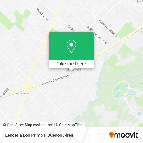 Mapa de Lenceria Los Primos