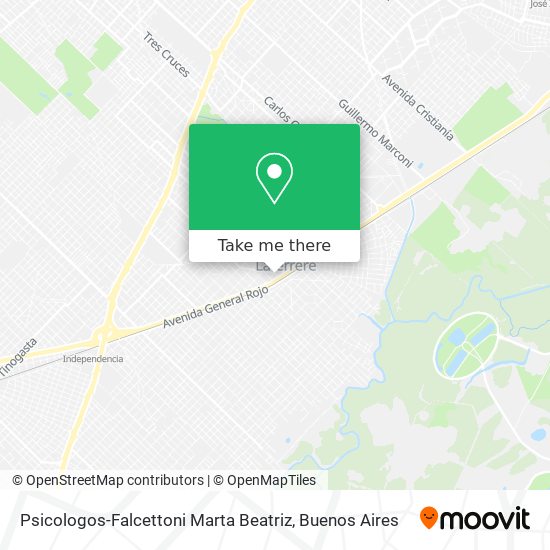 Mapa de Psicologos-Falcettoni Marta Beatriz