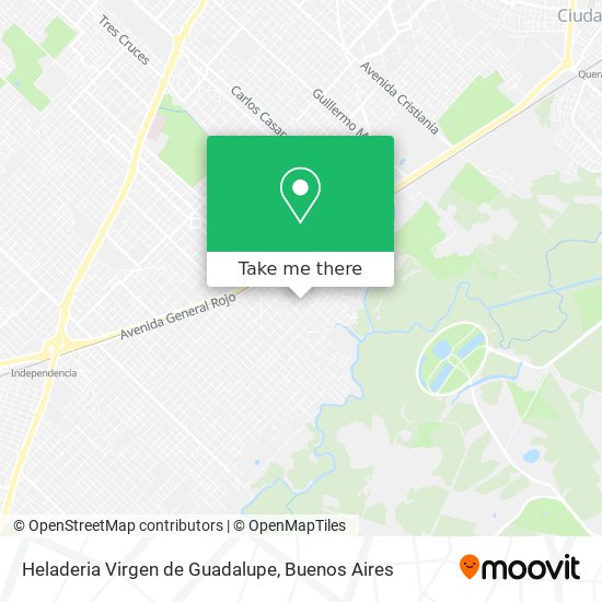 Heladeria Virgen de Guadalupe map