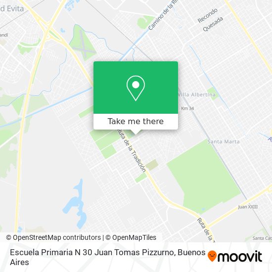 Escuela Primaria N 30 Juan Tomas Pizzurno map