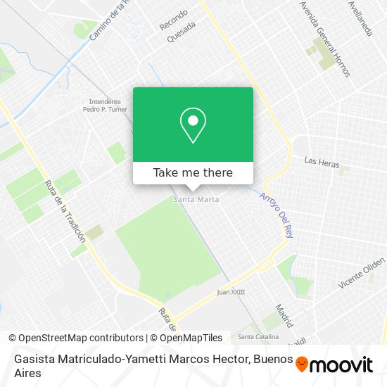 Gasista Matriculado-Yametti Marcos Hector map