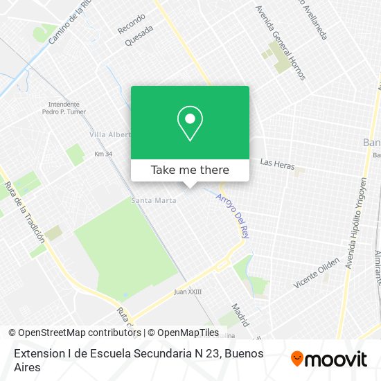 Extension I de Escuela Secundaria N 23 map