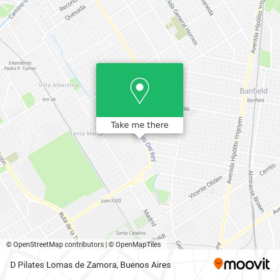 Mapa de D Pilates Lomas de Zamora