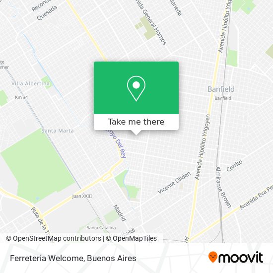 Mapa de Ferreteria Welcome