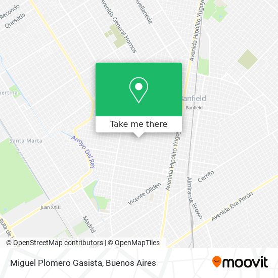 Miguel Plomero Gasista map