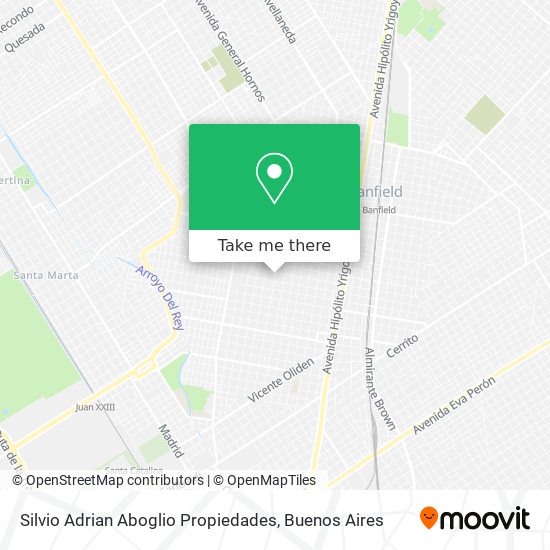 Silvio Adrian Aboglio Propiedades map