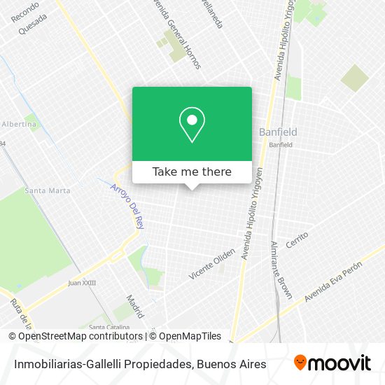 Mapa de Inmobiliarias-Gallelli Propiedades