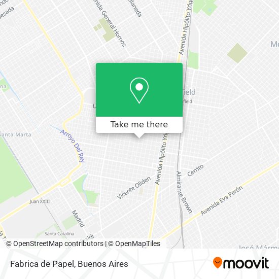 Mapa de Fabrica de Papel