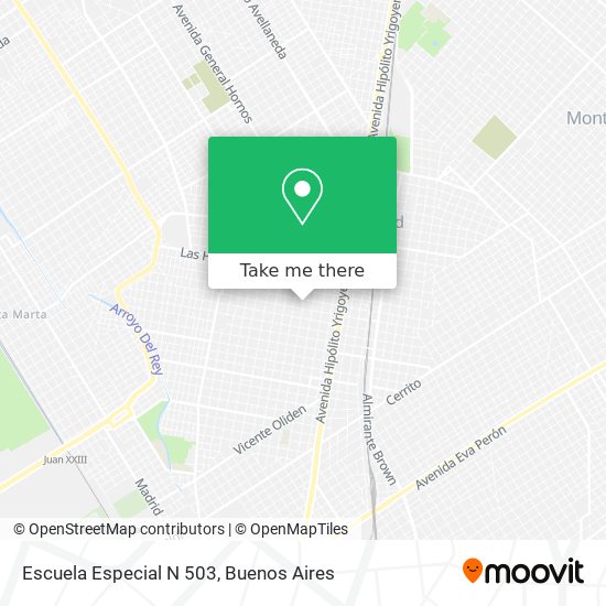 Escuela Especial N 503 map