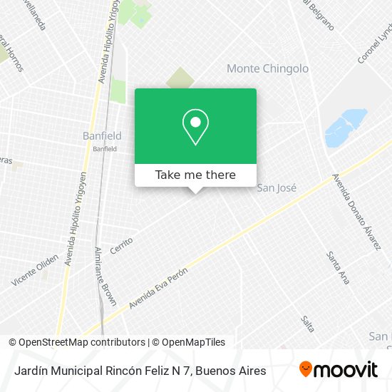 Jardín Municipal Rincón Feliz N 7 map