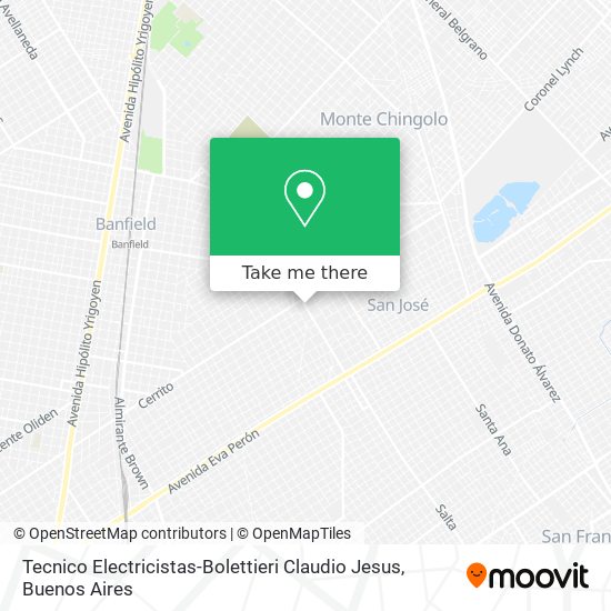 Tecnico Electricistas-Bolettieri Claudio Jesus map
