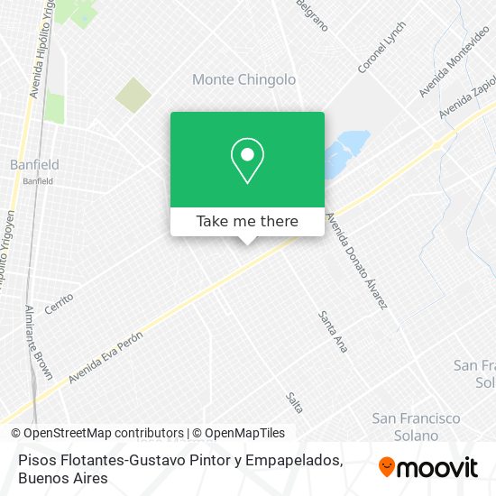 Pisos Flotantes-Gustavo Pintor y Empapelados map