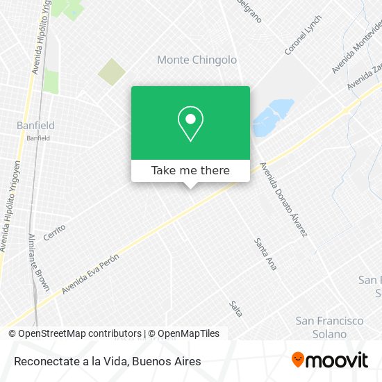 Reconectate a la Vida map