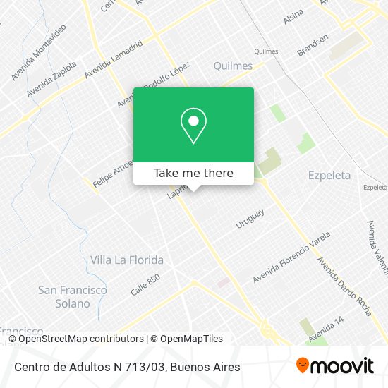 Mapa de Centro de Adultos N 713/03
