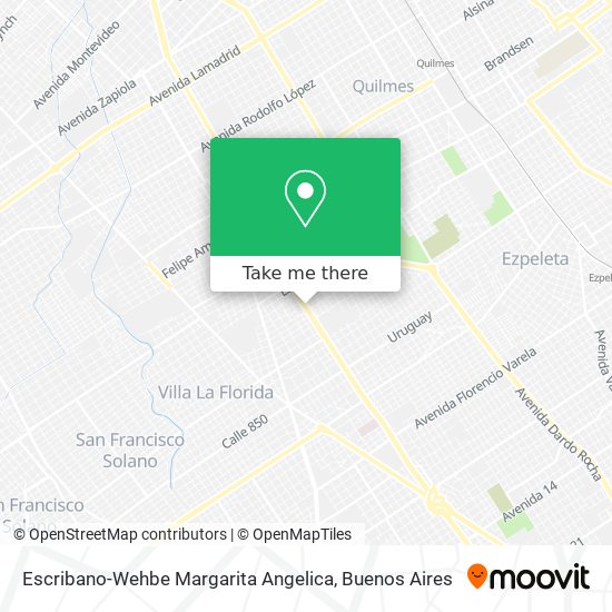 Mapa de Escribano-Wehbe Margarita Angelica