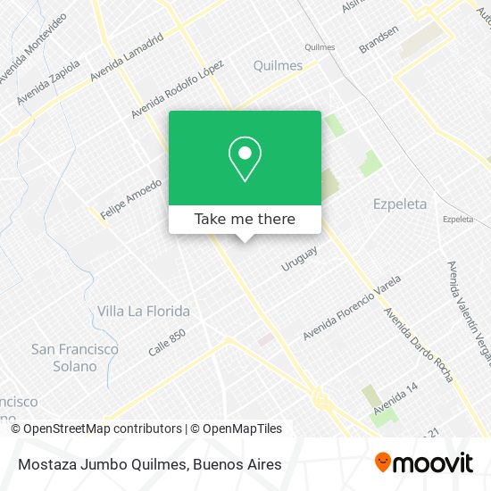 Mostaza Jumbo Quilmes map