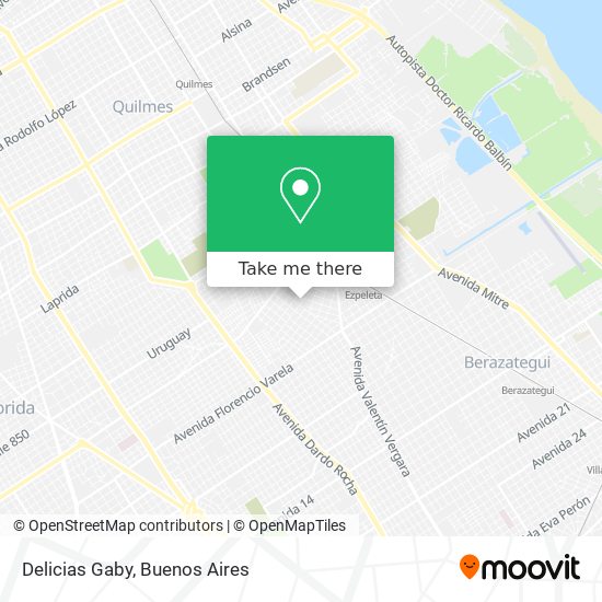 Delicias Gaby map