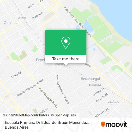 Escuela Primaria Dr Eduardo Braun Menendez map