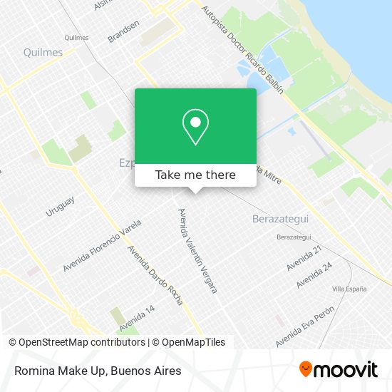 Romina Make Up map