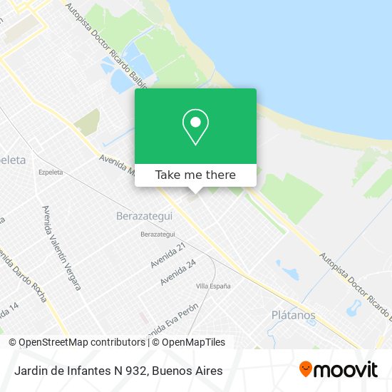 Jardin de Infantes N 932 map