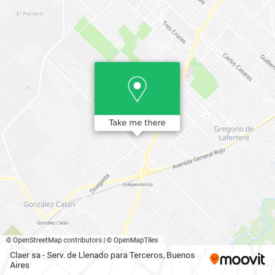 Claer sa - Serv. de Llenado para Terceros map