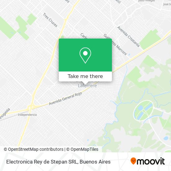 Electronica Rey de Stepan SRL map