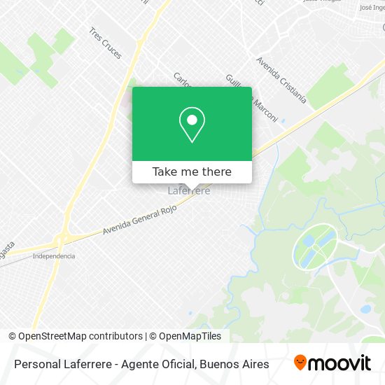 Personal Laferrere - Agente Oficial map