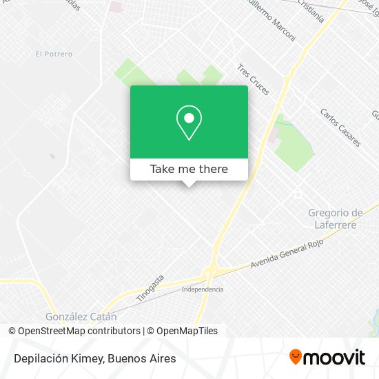 Depilación Kimey map