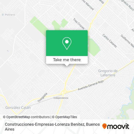 Construcciones-Empresas-Lorenza Benitez map