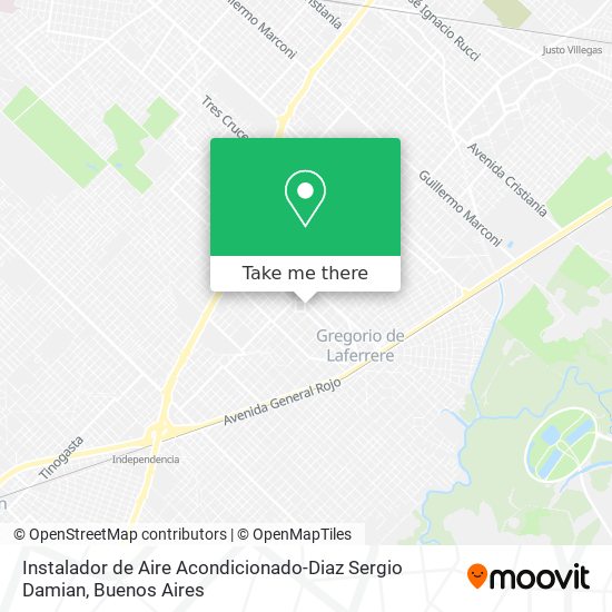 Instalador de Aire Acondicionado-Diaz Sergio Damian map