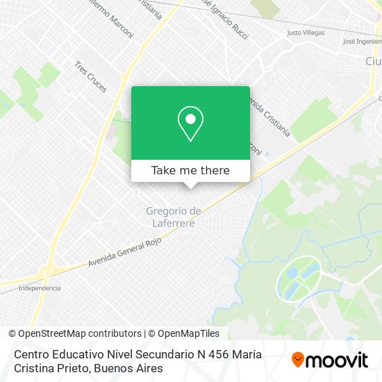 Centro Educativo Nivel Secundario N 456 María Cristina Prieto map