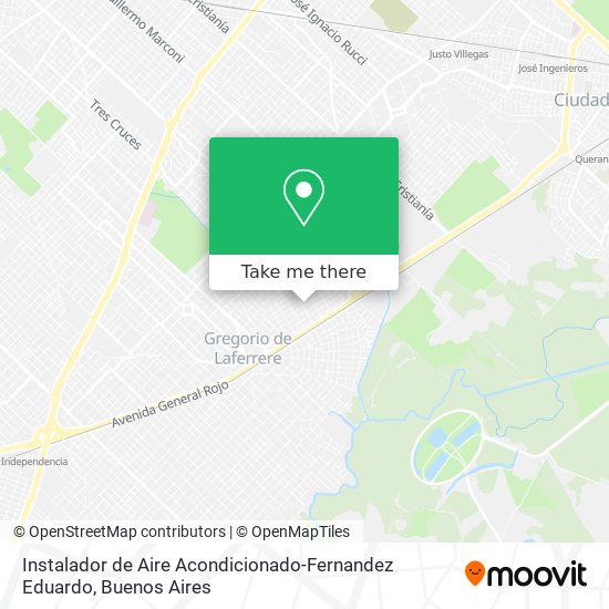 Mapa de Instalador de Aire Acondicionado-Fernandez Eduardo