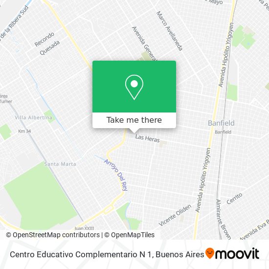 Centro Educativo Complementario N 1 map