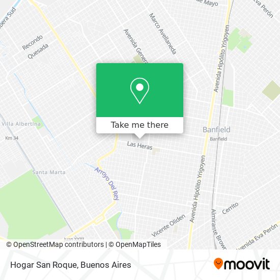 Hogar San Roque map