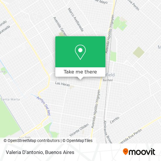 Mapa de Valeria D'antonio
