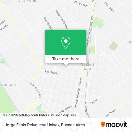 Jorge Fabis Peluquería Unisex map