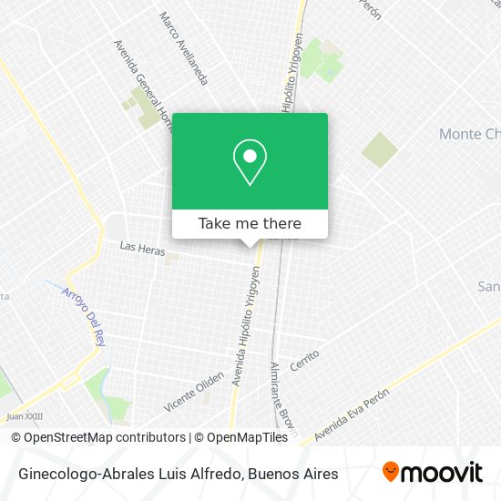 Mapa de Ginecologo-Abrales Luis Alfredo