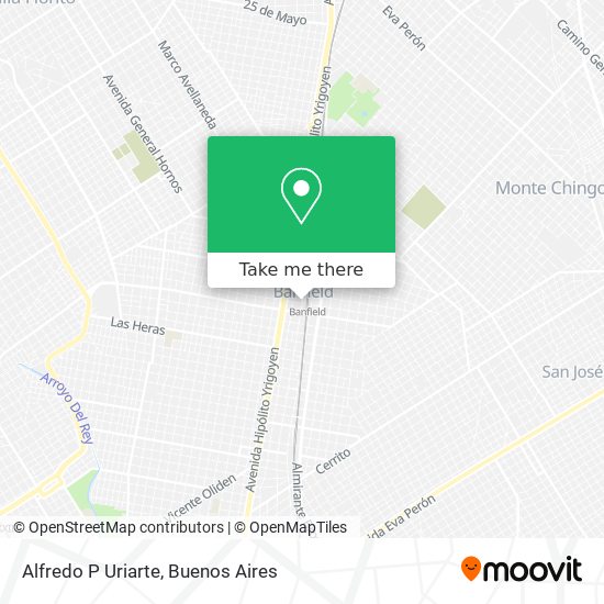 Alfredo P Uriarte map