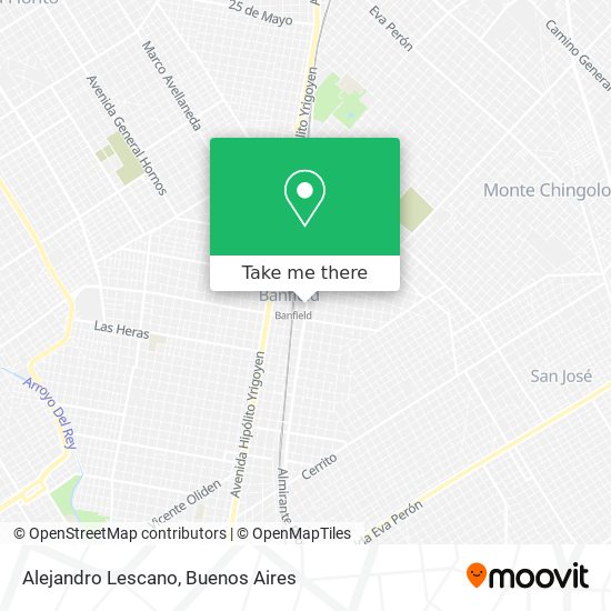Alejandro Lescano map