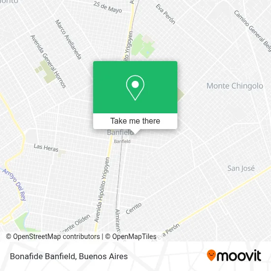Bonafide Banfield map