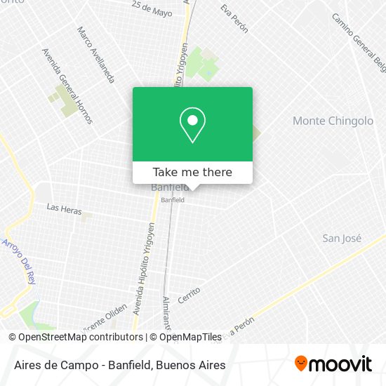 Mapa de Aires de Campo - Banfield