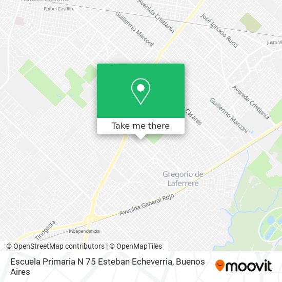 Escuela Primaria N 75 Esteban Echeverria map