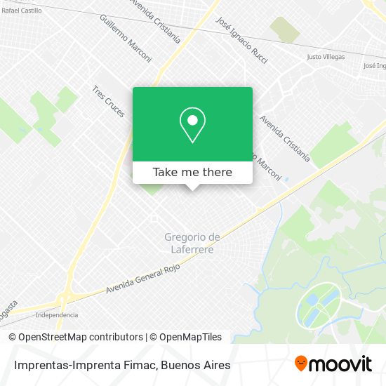 Imprentas-Imprenta Fimac map